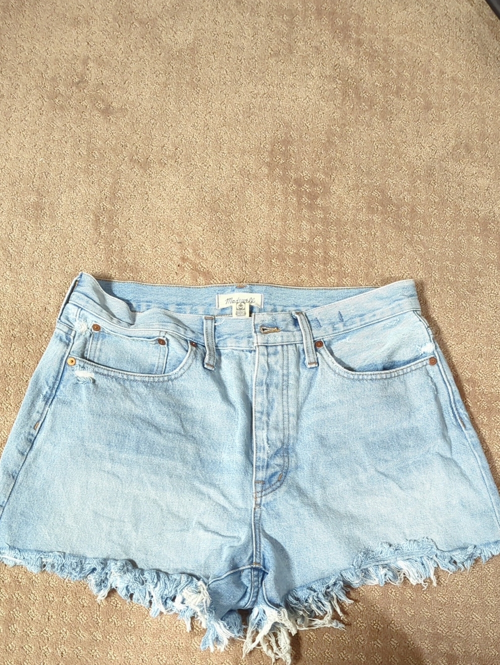 Light Wash Denim Cutoff Shorts - Madewell,